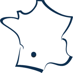 Location of Cajarc on the map of france